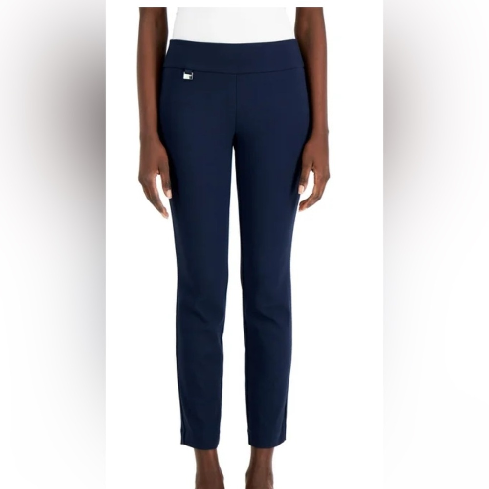 Alfani Dark Blue Straight Leg Women's Pants
